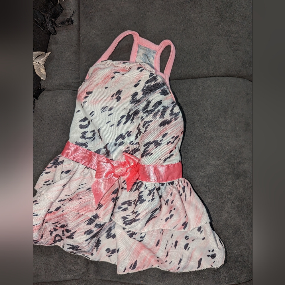 Pink pet dress